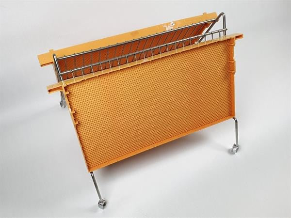 CFM Frame support for uncapping wax melter