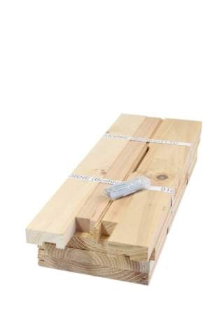 National Cedar Solid Floor (Flat Pack) – With Entrance Block &amp; Nails