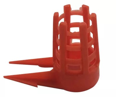 JZBZ Queen Cell Protector — Push-In (Orange Spike) for Queen Rearing &amp; Introduction