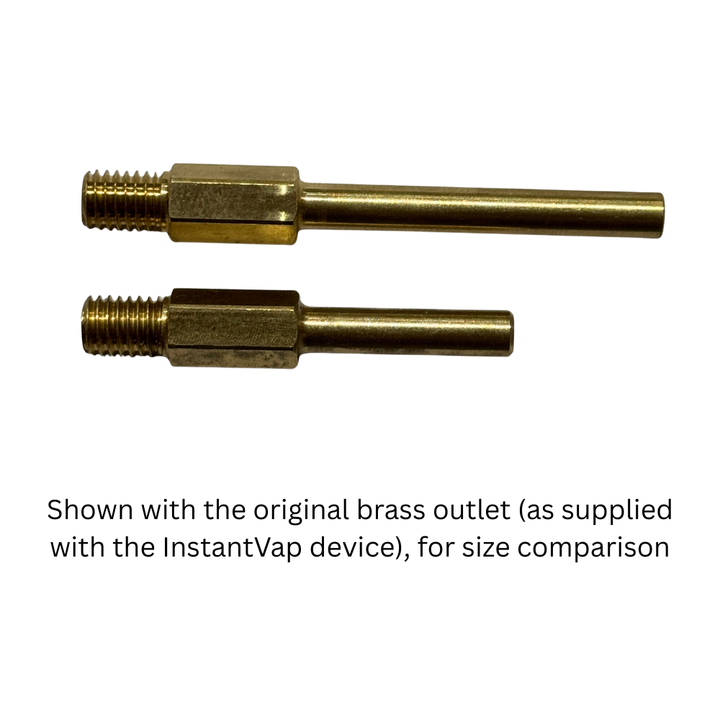 InstantVap Long Brass Outlet Tube - For Original, Compact, &amp; Turbo