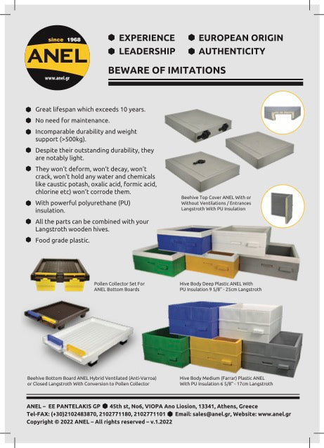 100 X Bee Beehive ID Record Keeping App Chip for Beehives By Anel