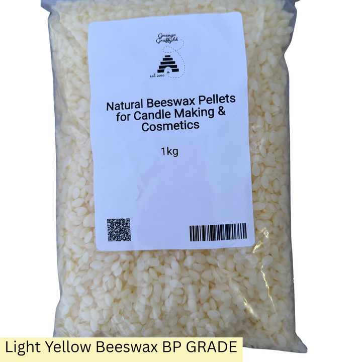 Natural BP grade beeswax pastilles 1kg for lip balms skincare and candles