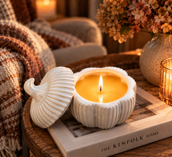 Ceramic Jar Beeswax Candle
