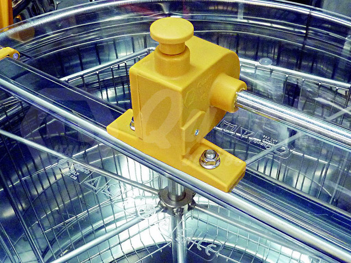 3 Frame Manual Honey Extractor for Langstroth Frames - Stainless Steel Body &amp; Gears