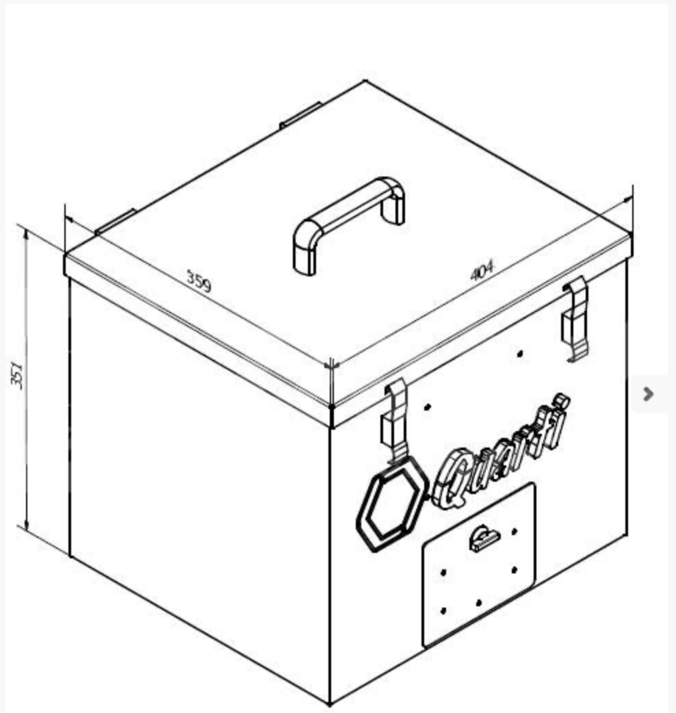 Beekeeper Tool Case – Stainless Steel Carry Case for Hive Tools & Smoker