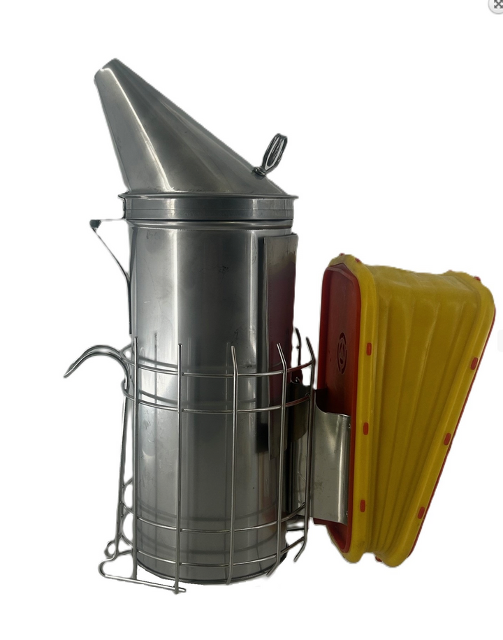 Quarti Stainless Steel Beekeeping Smoker – High Spout 24 cm