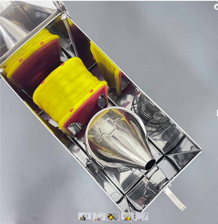 Quarti Stainless Steel Smoker Storage Case – Beekeeping Smoker Carry Box