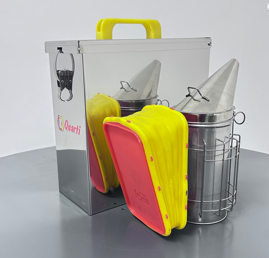 Quarti Stainless Steel Smoker Storage Case – Beekeeping Smoker Carry Box