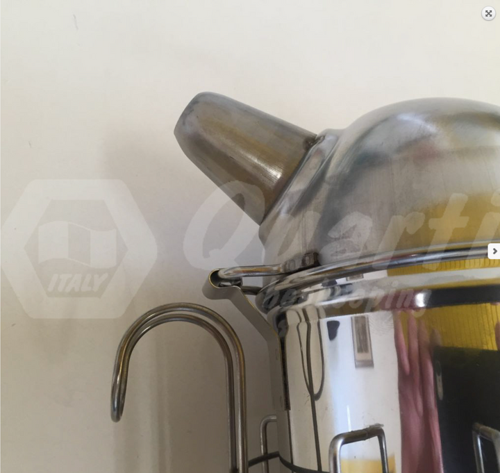 Stainless Steel Beekeeping Smoker – Ø 10 cm with Protective Shield
