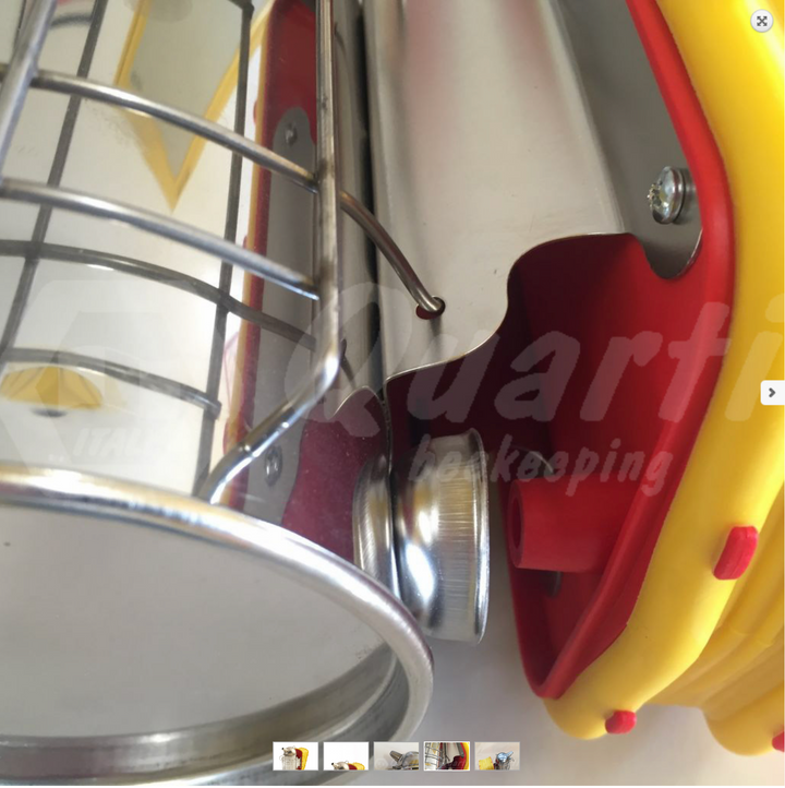 Stainless Steel Beekeeping Smoker – Ø 10 cm with Protective Shield