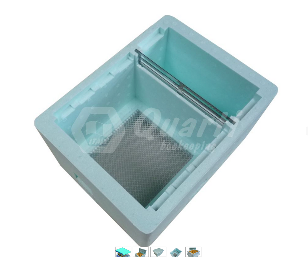 Quarti Queen Rearing Mini Mating Nuc – Polystyrene Hive (4 Frames Included)