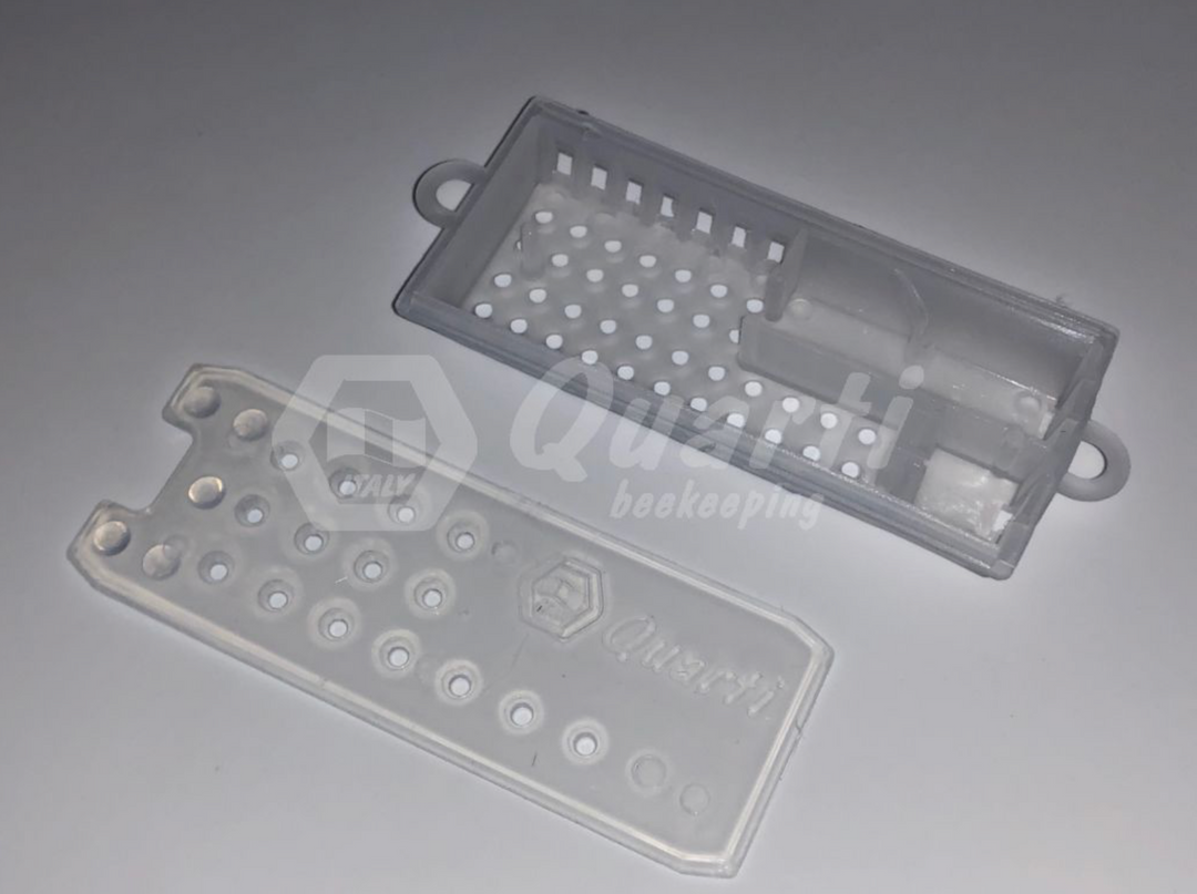 Quarti Plastic Queen Bee Cage Shipping & introduction - Double Exit