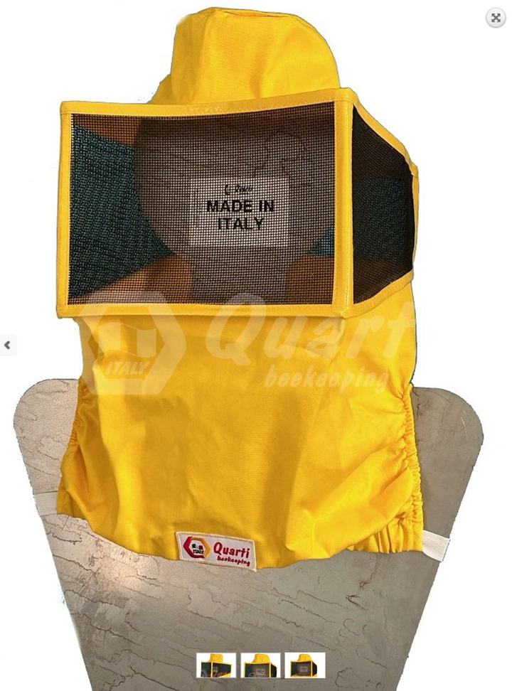 Beekeeper Square Hat with Protective Zinc mesh – Cotton Canvas