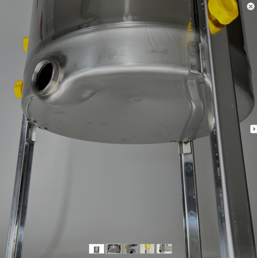 100kg Honey Settling Tank With Low Drain – Stainless Steel Honey Ripener (Made in Italy)