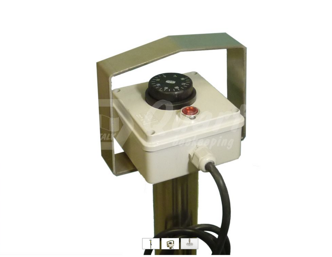Immersion Honey Melter Ø 23cm – Electric Honey Liquefier / Decrystalliser (Quarti, Made in Italy)