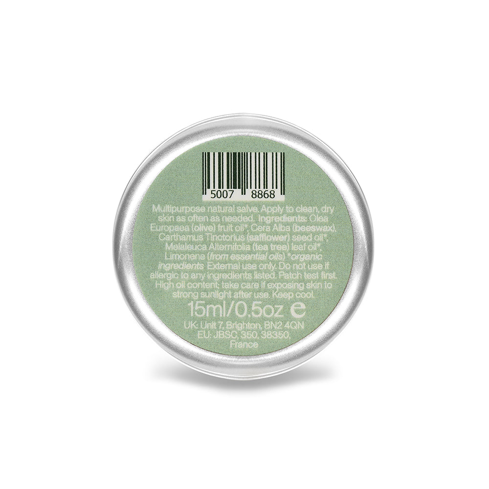 Balmonds Tea Tree Balm – 100% Natural Beeswax Salve - 15ml