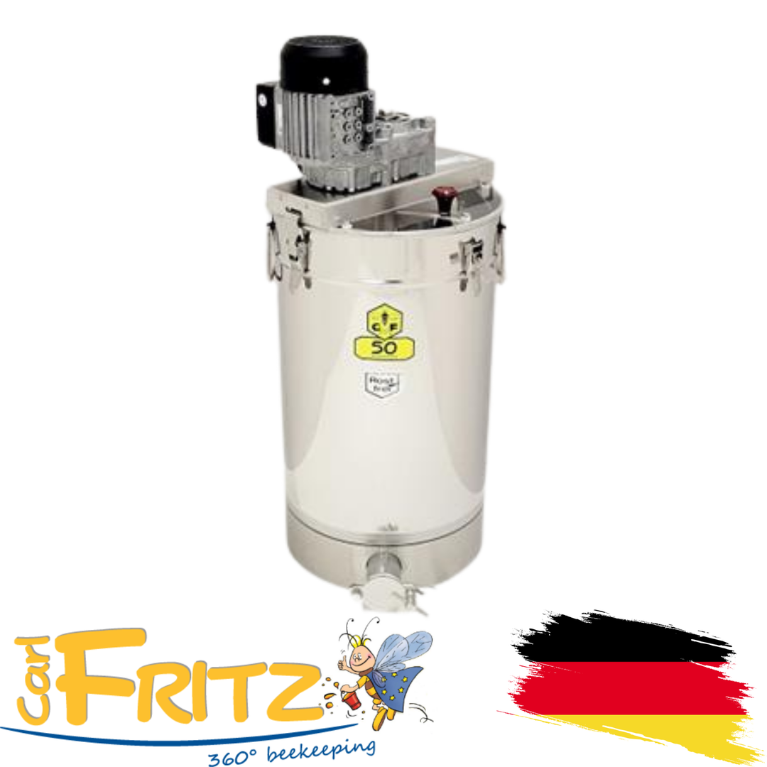 Carl Fritz 50 kg honey creaming machine for blending honey to smooth consistency