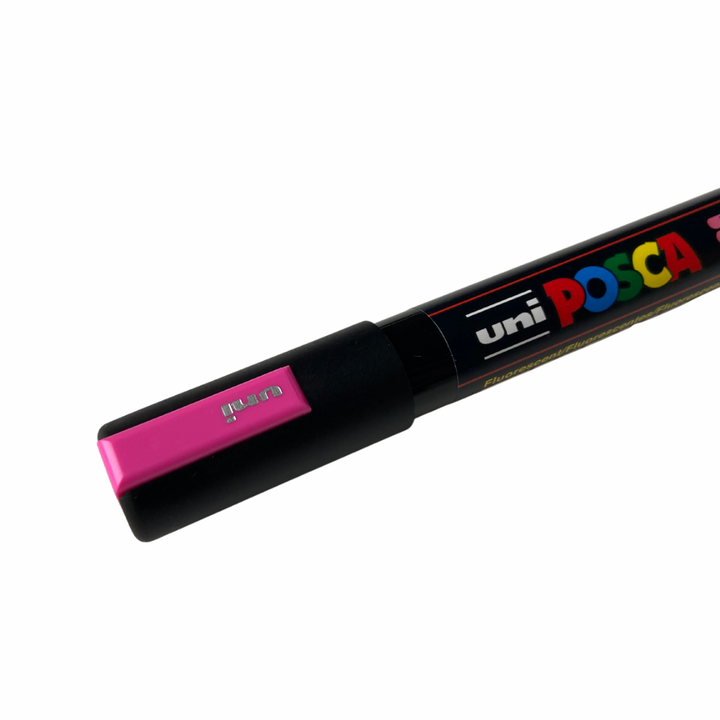 Queen Marking Pen, Uni Posca Fluorescent Pink