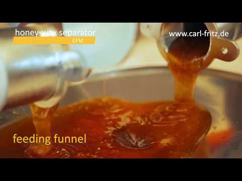 Carl Fritz CFM High Capacity Honey &amp; Wax Separator – Professional Continuous Processing System
