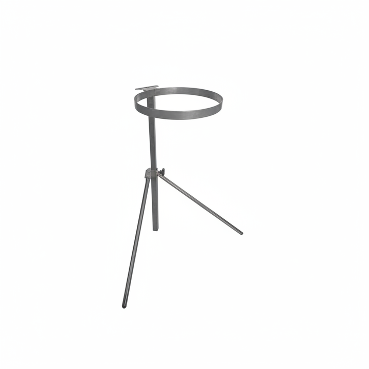 Stand on white background