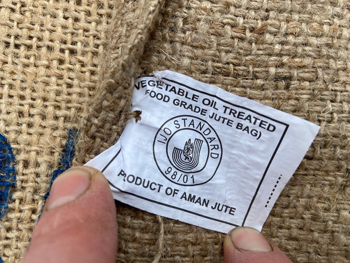 Used Coffee Hessian Bags Sack - Smoker Fuel - Choose Quantity