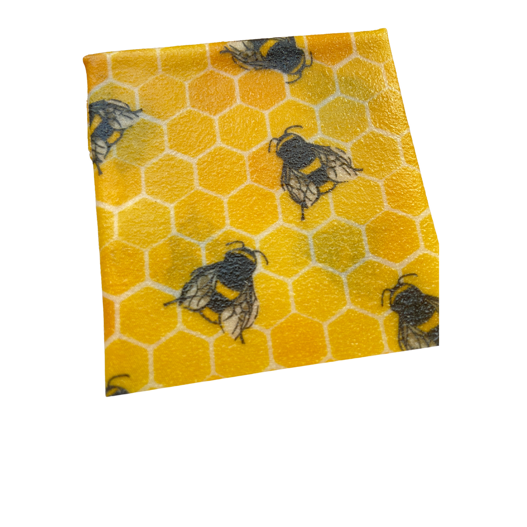 Bees Reusable Cotton Beeswax Food Wrap 30cm x 30cm