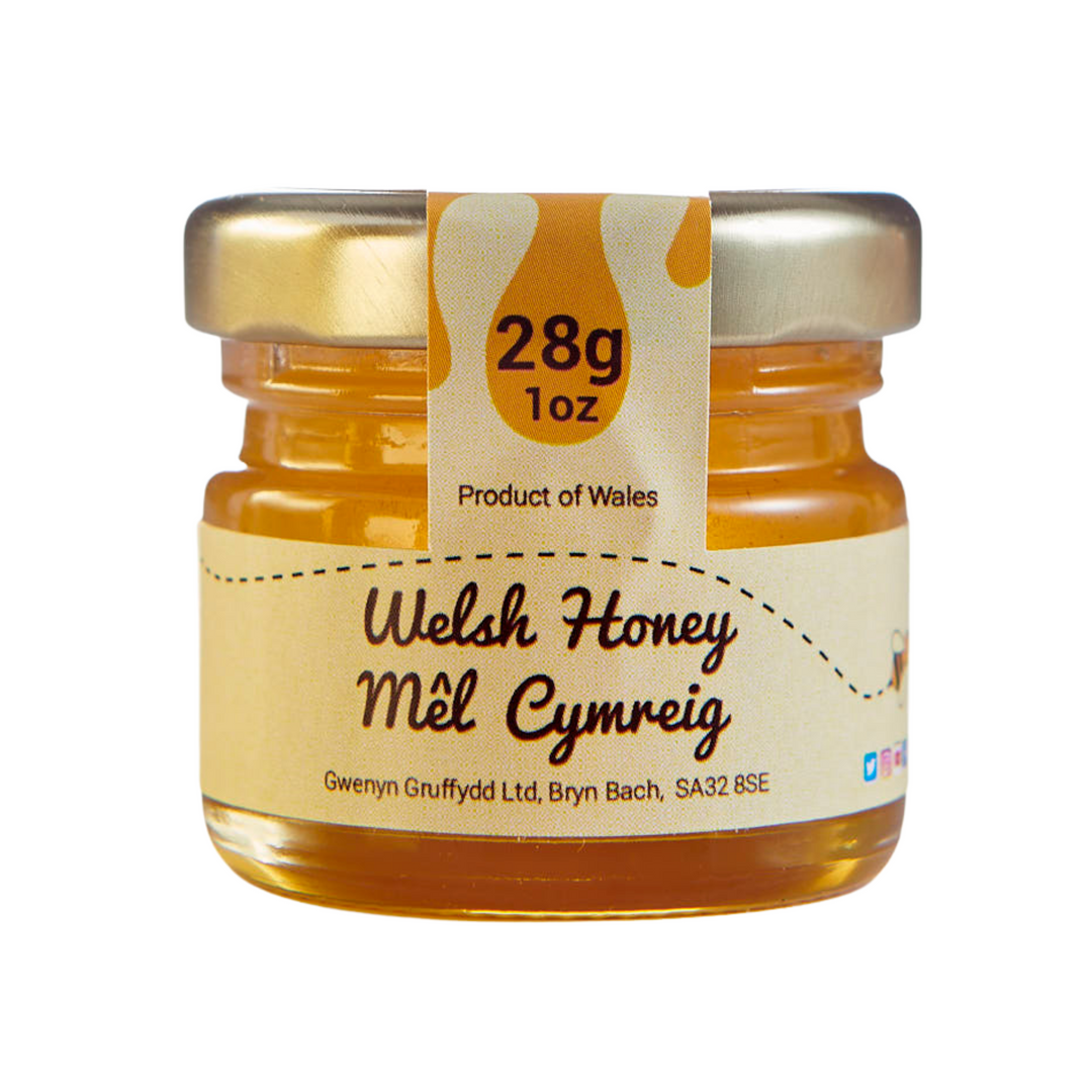 Welsh Wildflower Mini Honey Jar 28g