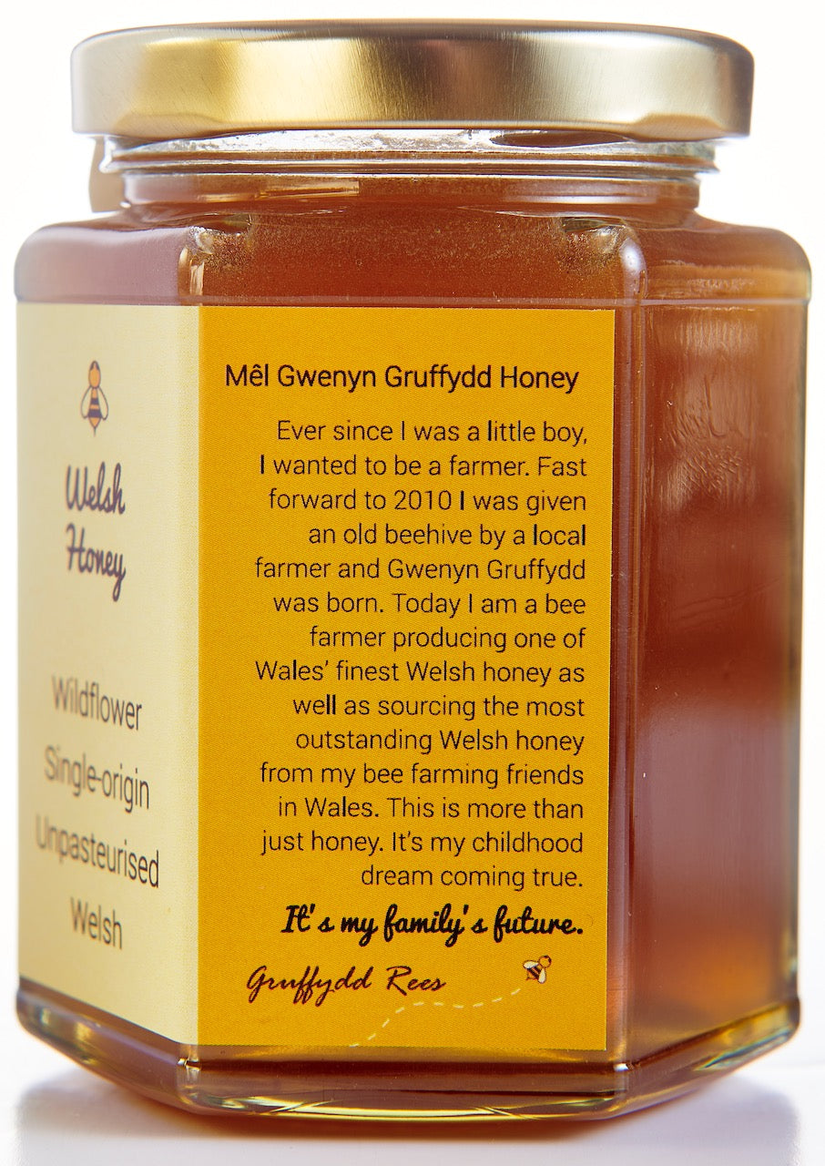 Welsh Wildflower Honey, 340g