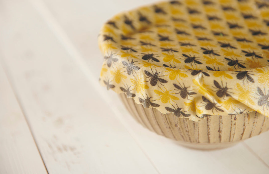 Floral Reusable Cotton Beeswax Food Wrap 30cm x 30cm
