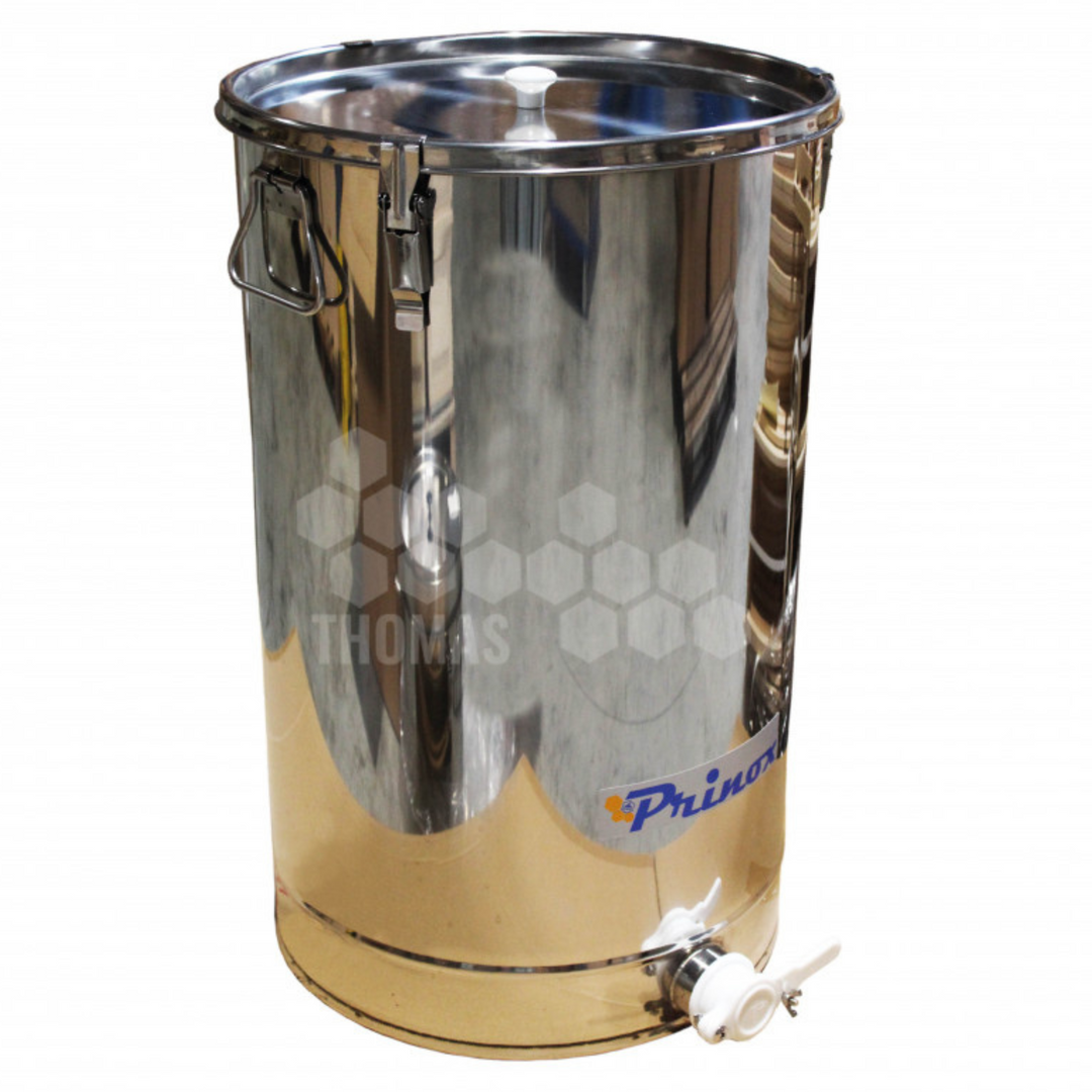 Thomas Apiculture Prinox Stainless Steel Honey Settling Ripening Tank 100 KG
