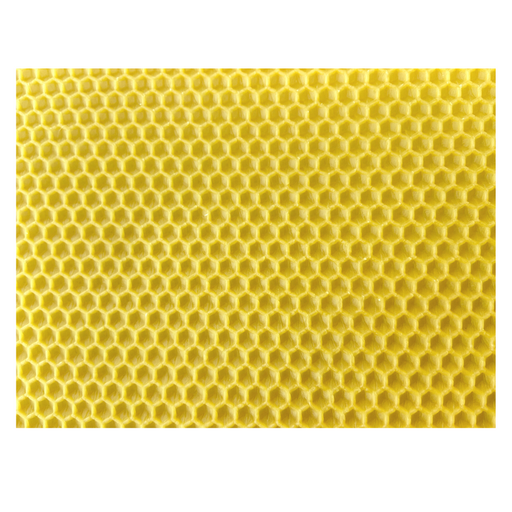 Embossed Shallow Unwired BS National Beeswax Wax Foundation -Pack of 20  - Thomas Apiculture