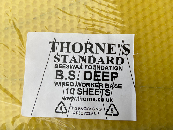 Thorne B.S Deep Wired Worker Foundation Standard Brood - Pack of 10