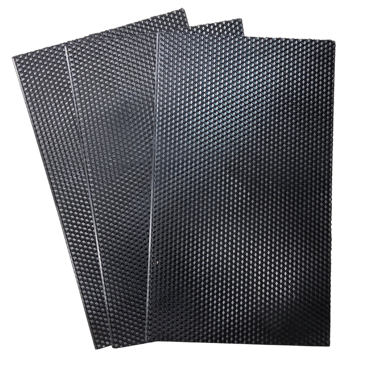 B.S National Deep Plastic Foundation Unwaxed - Black