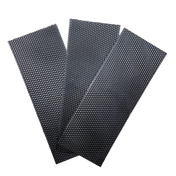 B.S National Shallow Plastic Foundation Unwaxed - Black