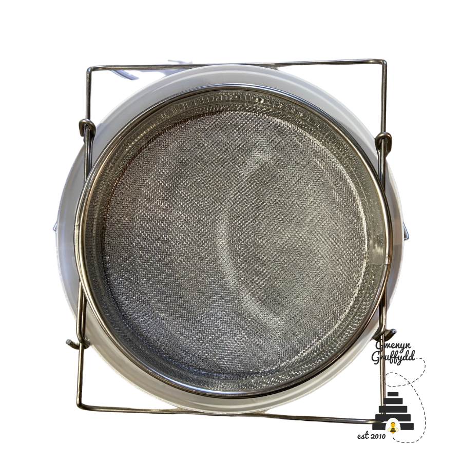 Economy Stainless Steel Double Mesh Slide Honey Strainer