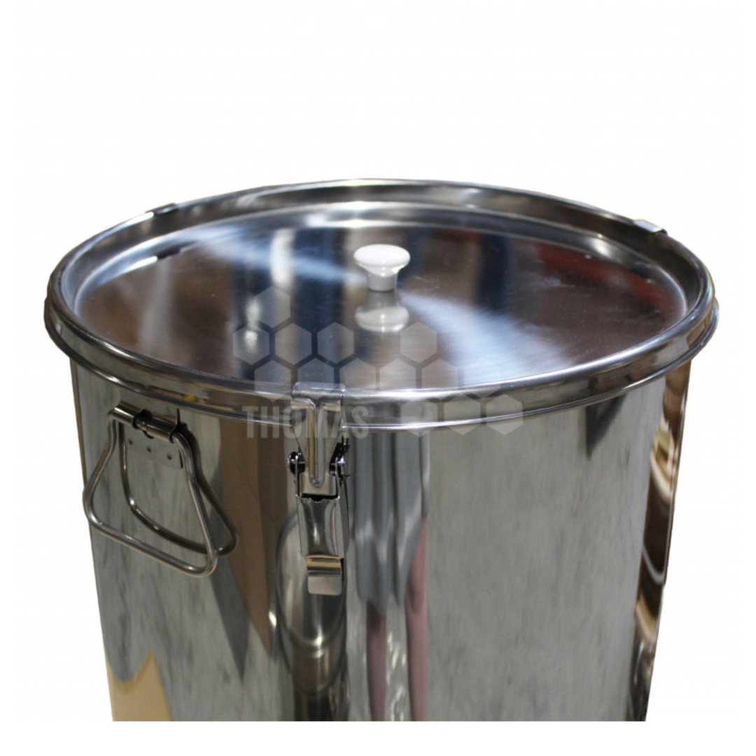 Thomas Apiculture Prinox Stainless Steel Honey Settling Ripening Tank 100 KG