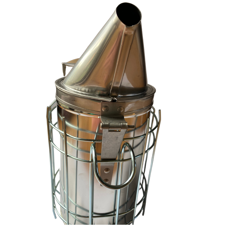 Dadant Smoker 4 x 7 Stainless Steel with Shield - Small (standard)