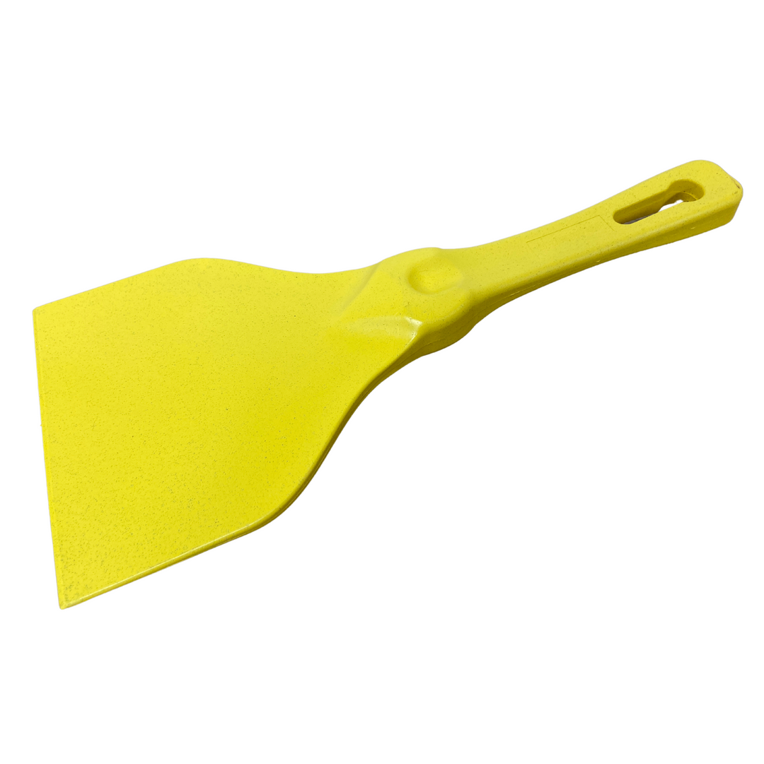 Hand Honey Scraper Spatula Bucket Plastic - Large 4 Inch