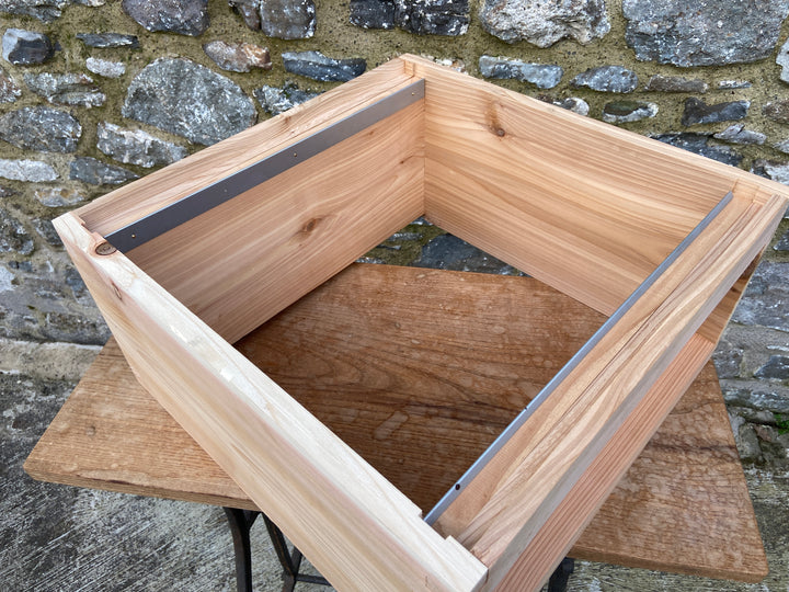 British Cedar National Brood Box Body with Runners - Flat Pack