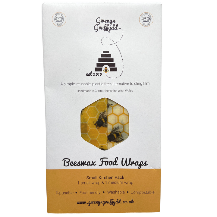 Beeswax Wraps Kitchen Pack - Bees