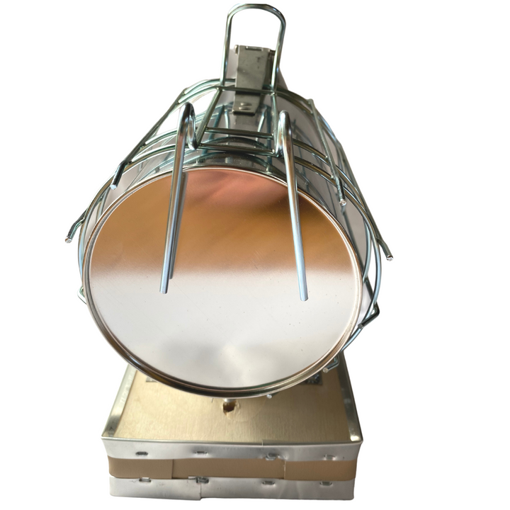 Dadant Smoker 4 x 7 Stainless Steel with Shield - Small (standard)