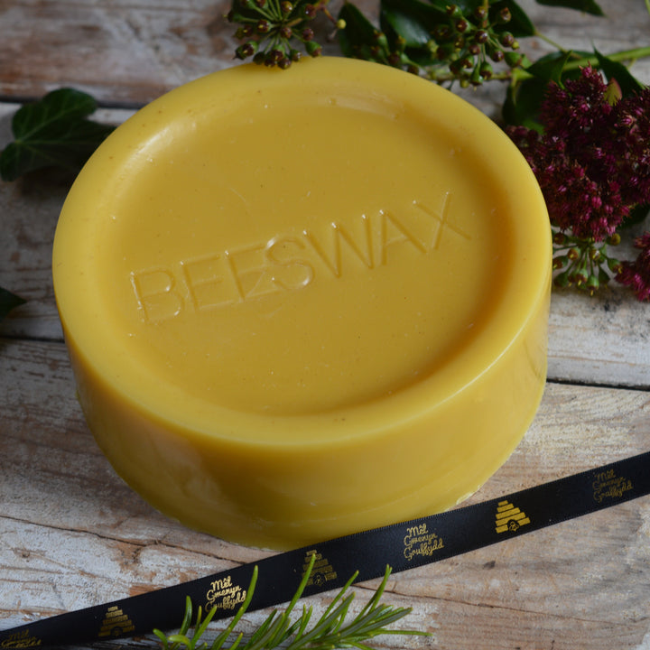 Pure Natural Hand Filtered British Beeswax Block, 1kg