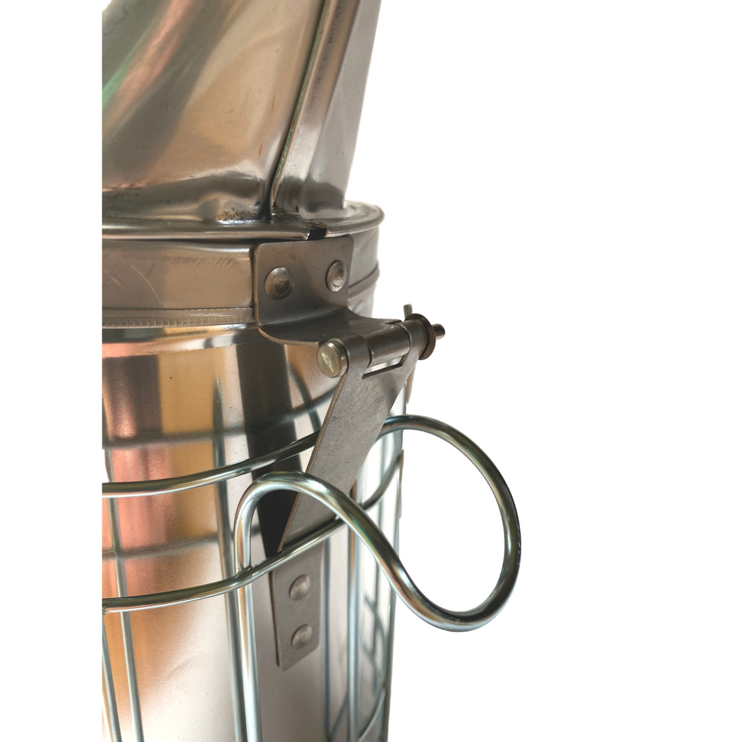 Dadant Smoker 4 x 7 Stainless Steel with Shield - Small (standard)