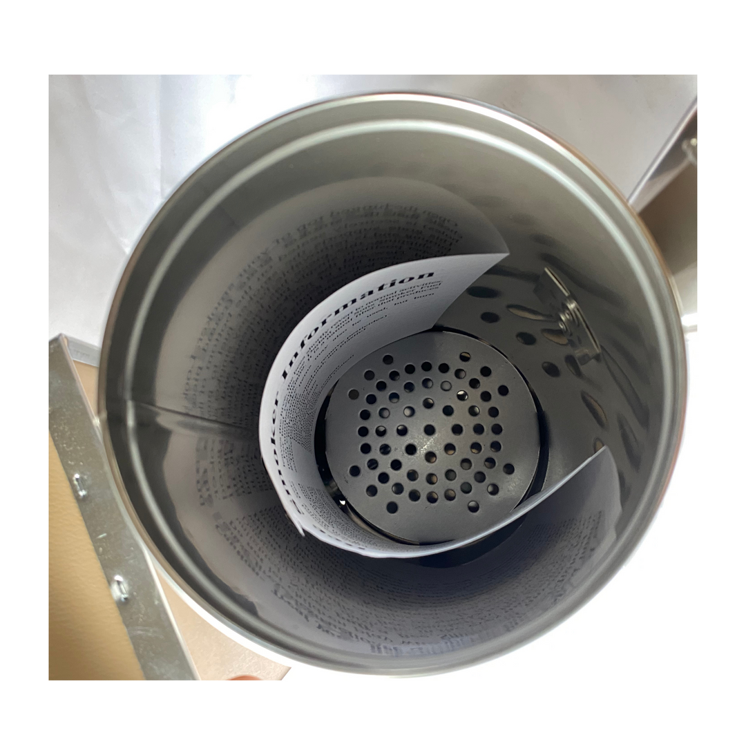 Dadant Smoker 4 x 10 Stainless Steel with Shield - Large