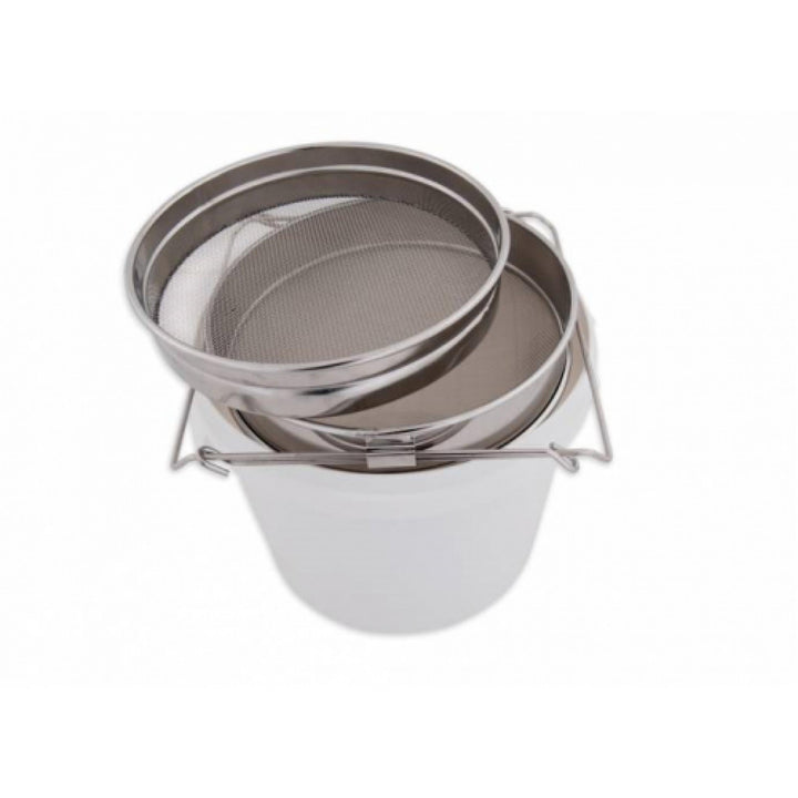 Stainless Steel Double Mesh Slide Honey Strainer by Swienty