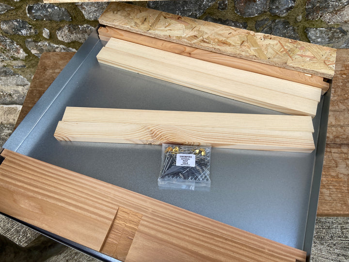 National 4" Galvanised British Cedar Roof - Flat Pack