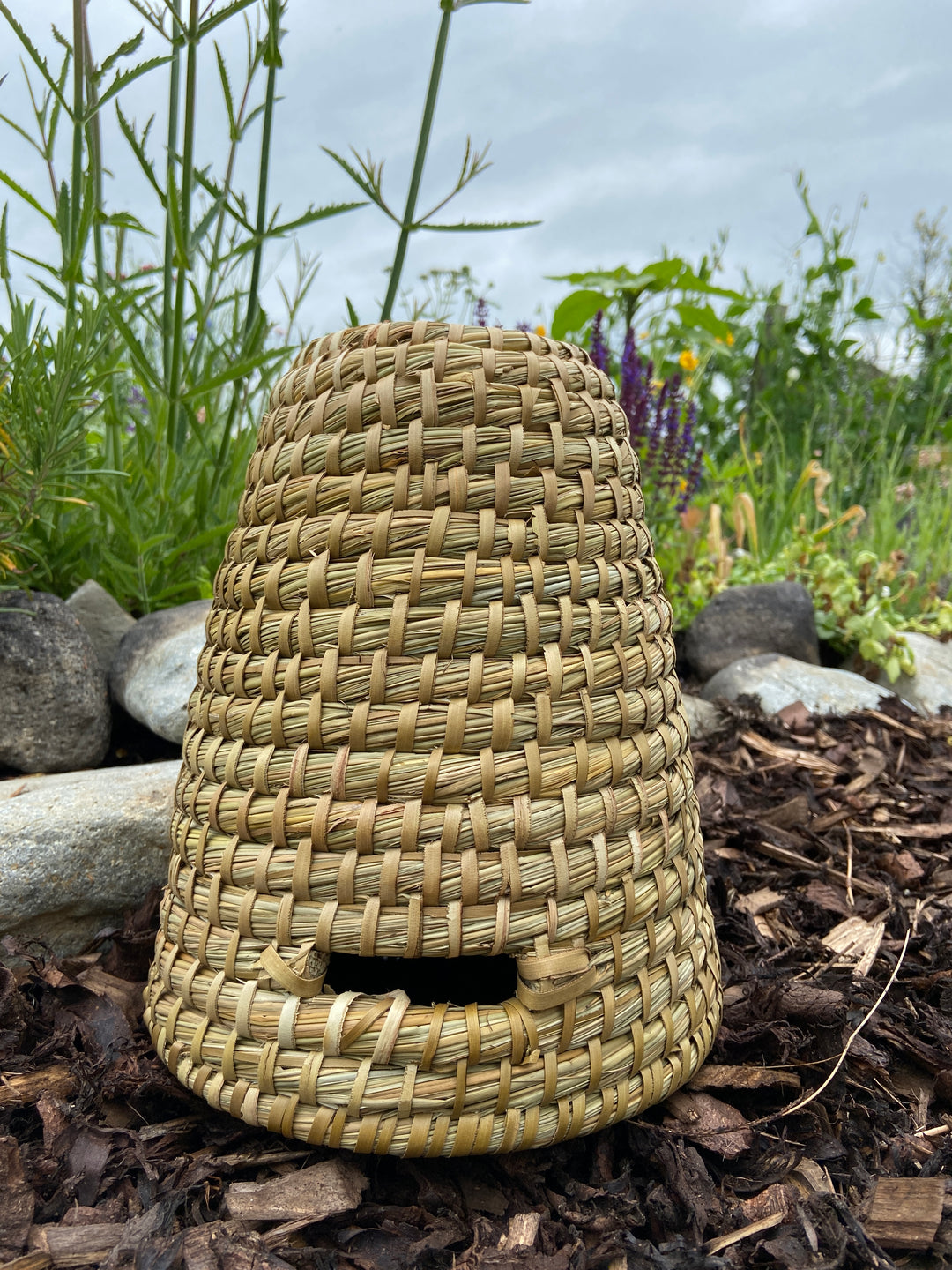 Traditional Beekeeping Bee Straw Skep Hive Small