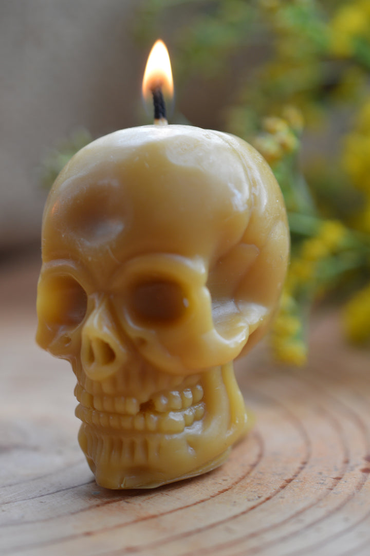 Halloween Candle Skull