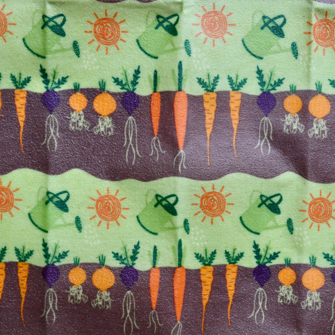 Vegetable Gardening Reusable Cotton Beeswax Food Wrap Medium, 30cm x 30cm