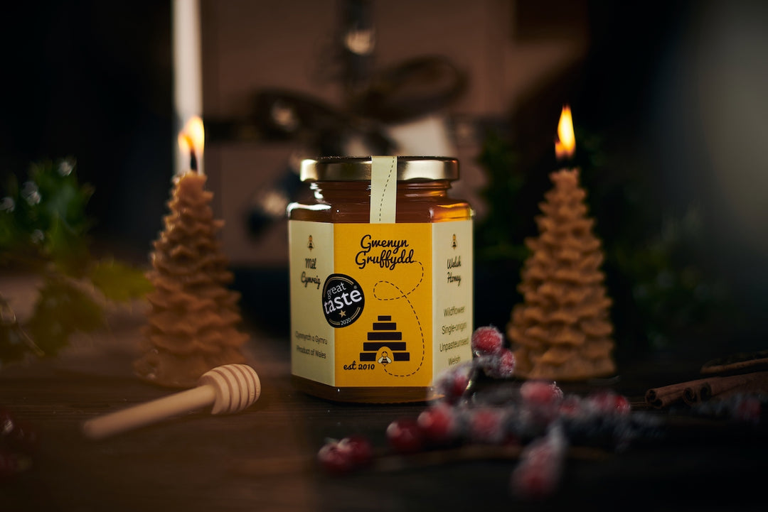 Natural Beeswax Christmas Candle